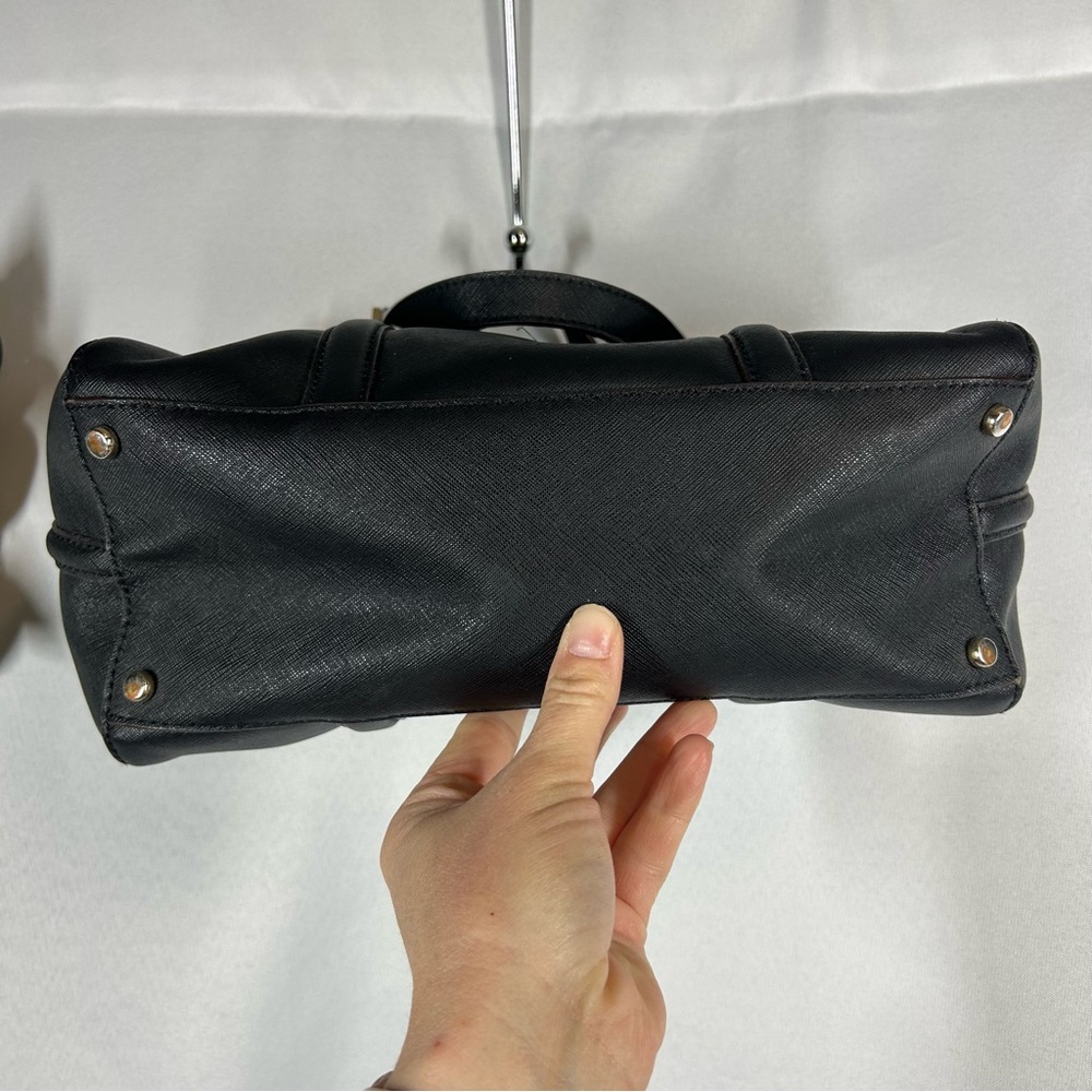 Kate Spade | Newbury Lane Cassie Leather Crossbody Bag Purse Black W/ New Strap - Picture 8 of 16